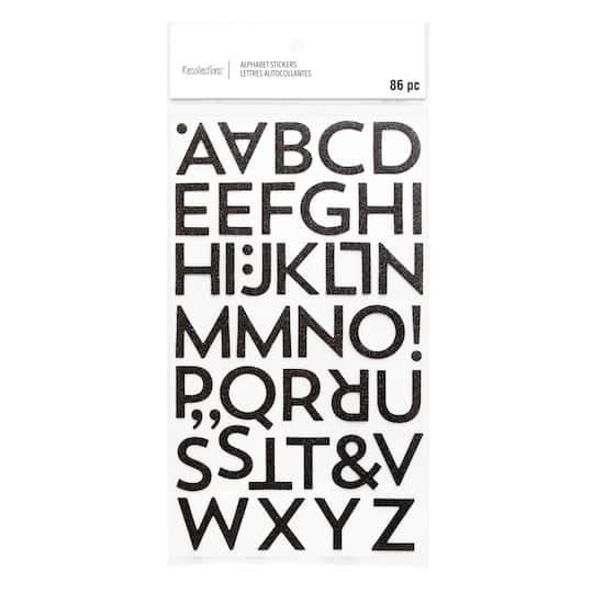 Glitter Alphabet Stickers by Recollections